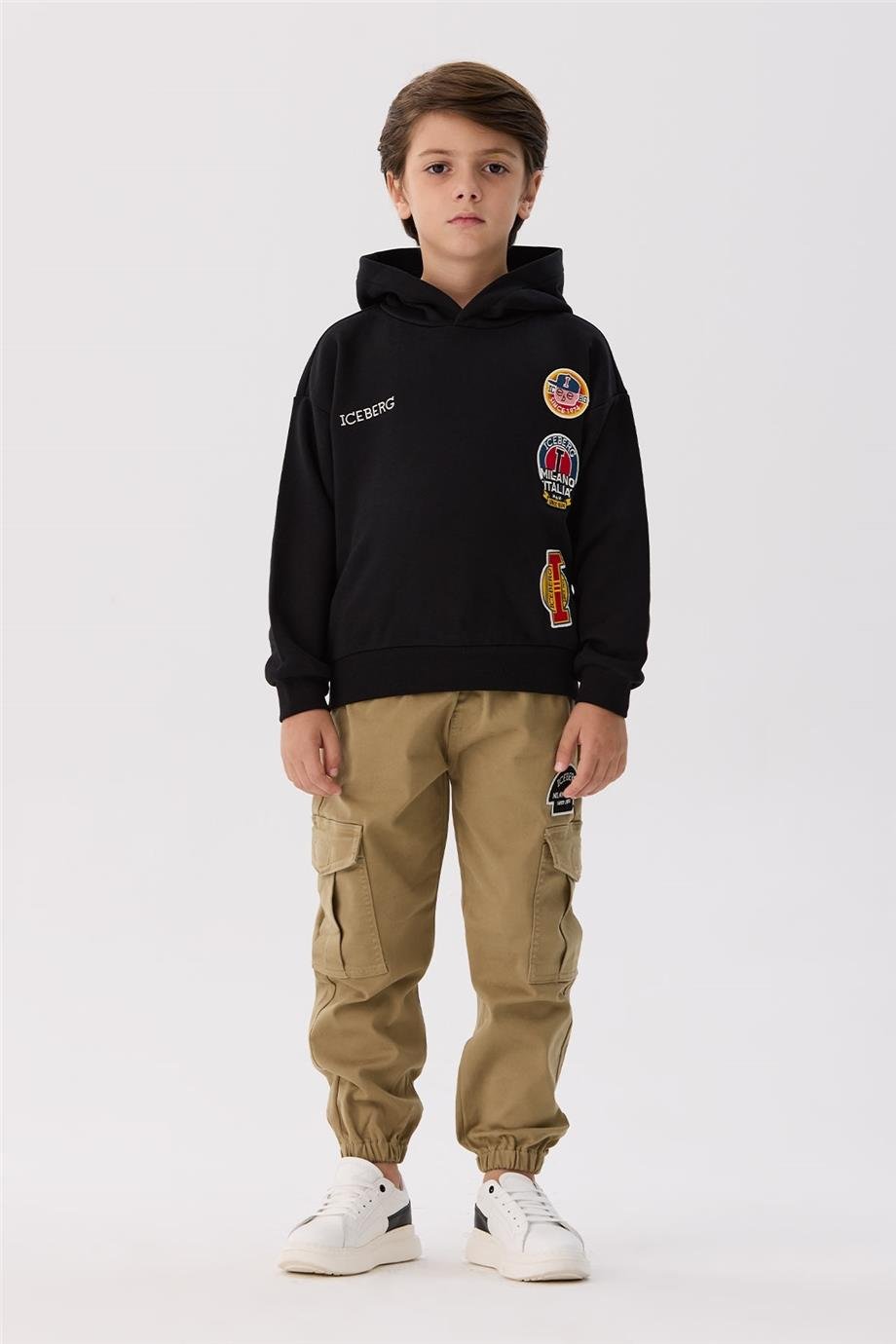 Iceberg Erkek Çocuk Siyah Sweatshirt