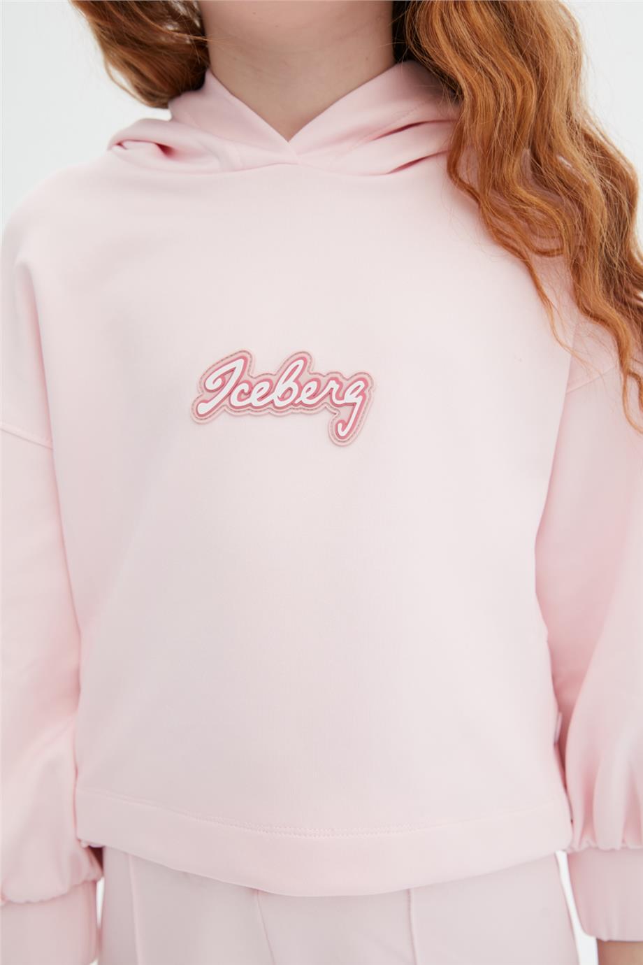 Iceberg Kız Çocuk Pembe Sweatshirt