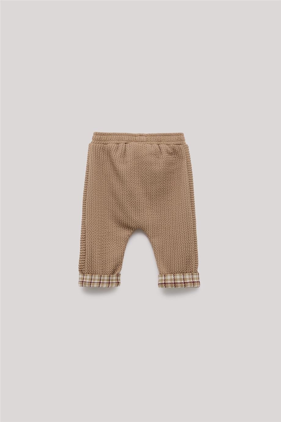 Layette Erkek Bebek Bej Eşofman Altı