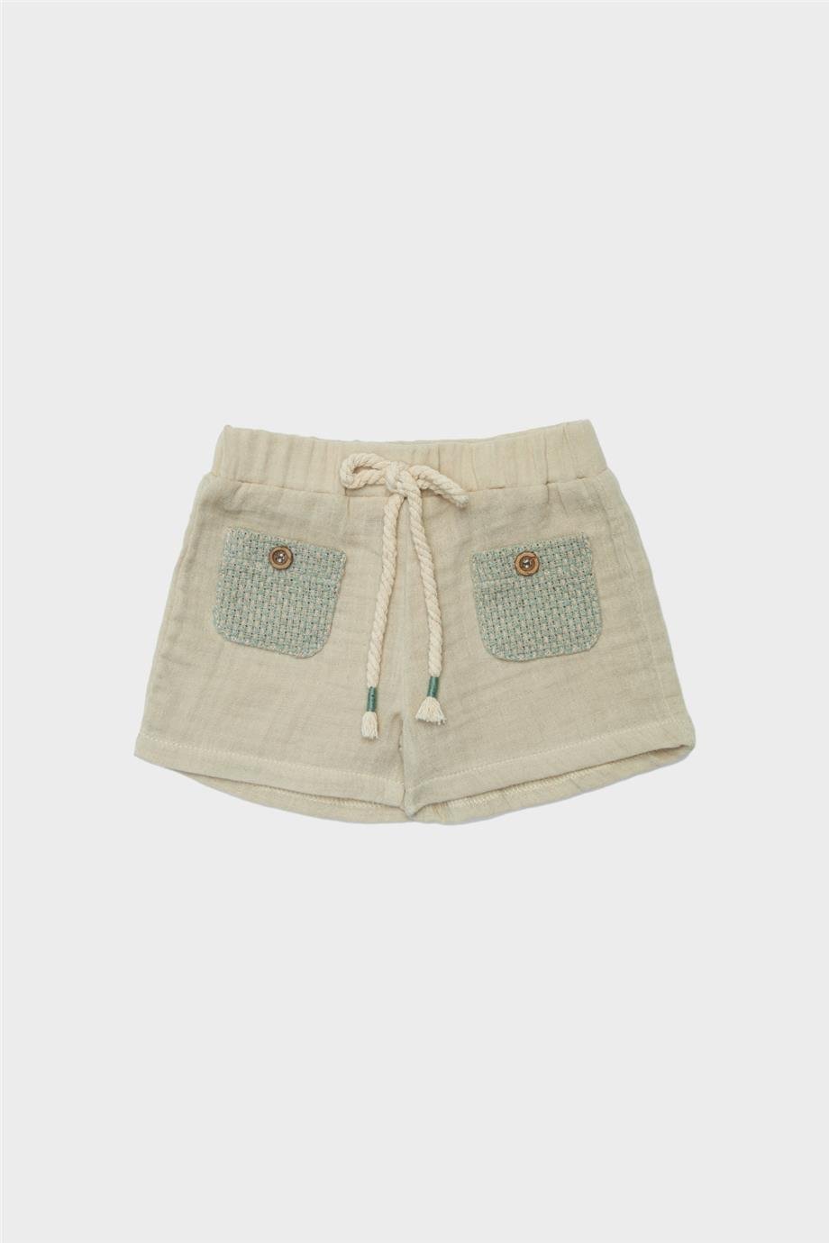Layette Erkek Bebek Bej Şort