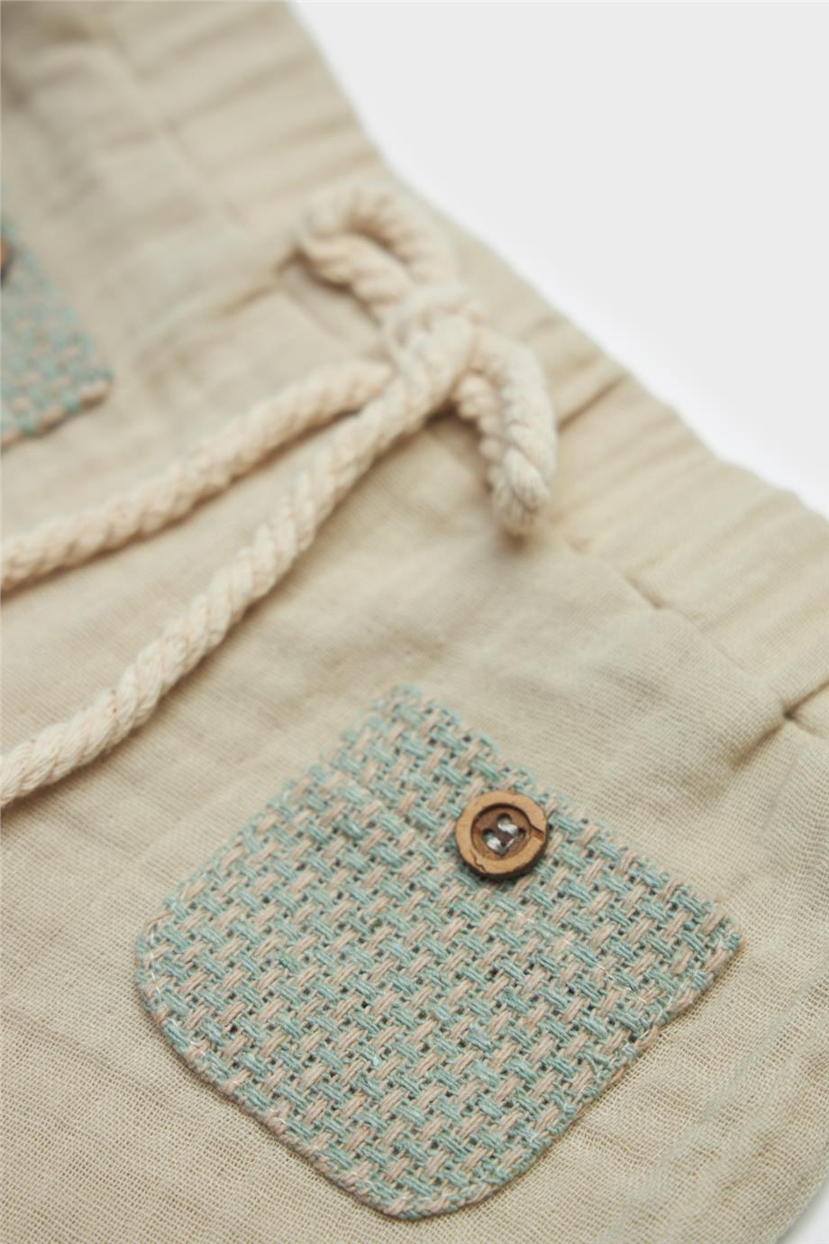 Layette Erkek Bebek Bej Şort