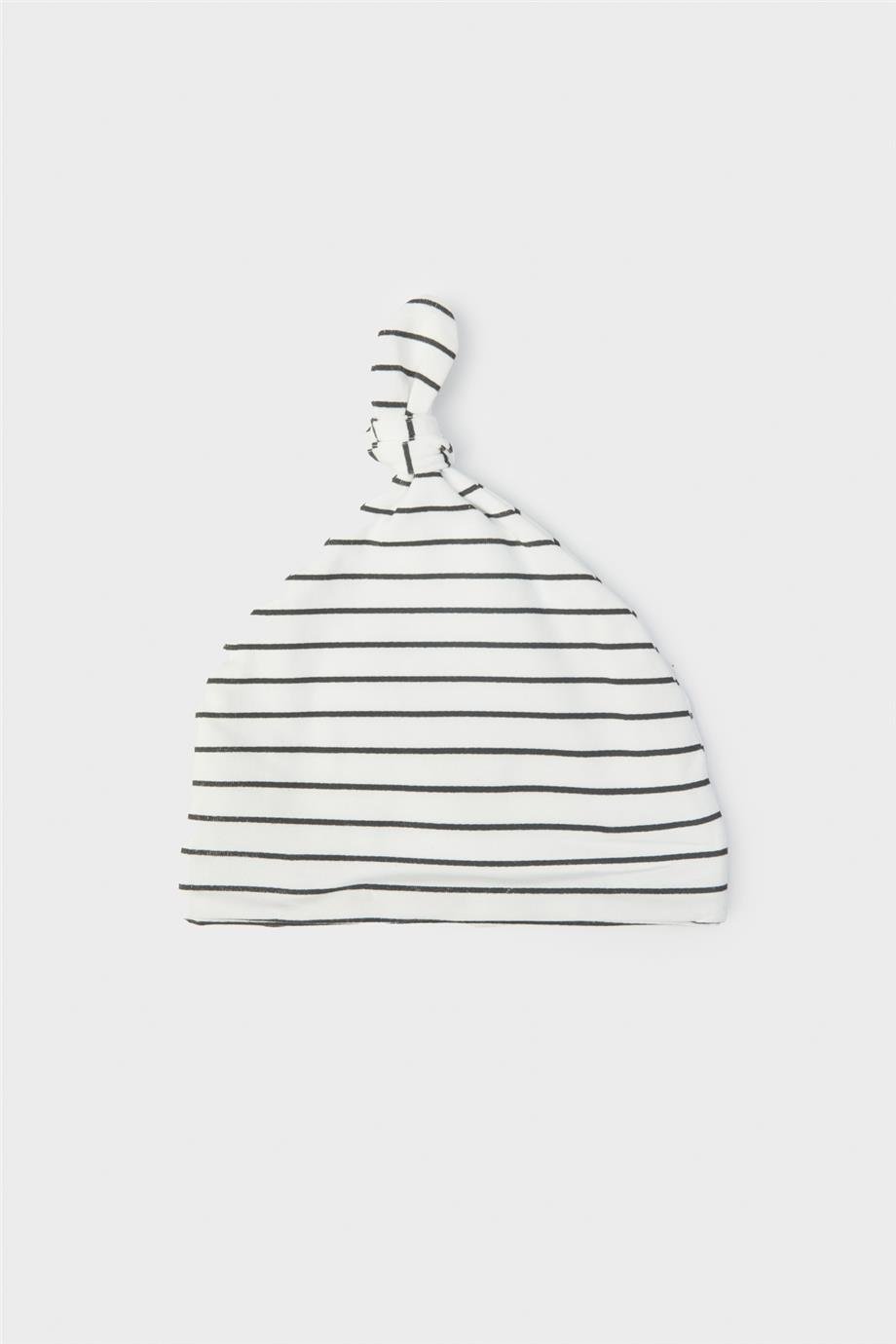 Layette Erkek Bebek Çizgili Bere