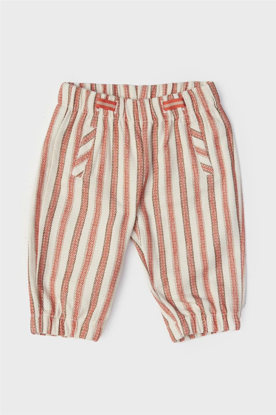Layette Erkek Bebek Çizgili Pantolon