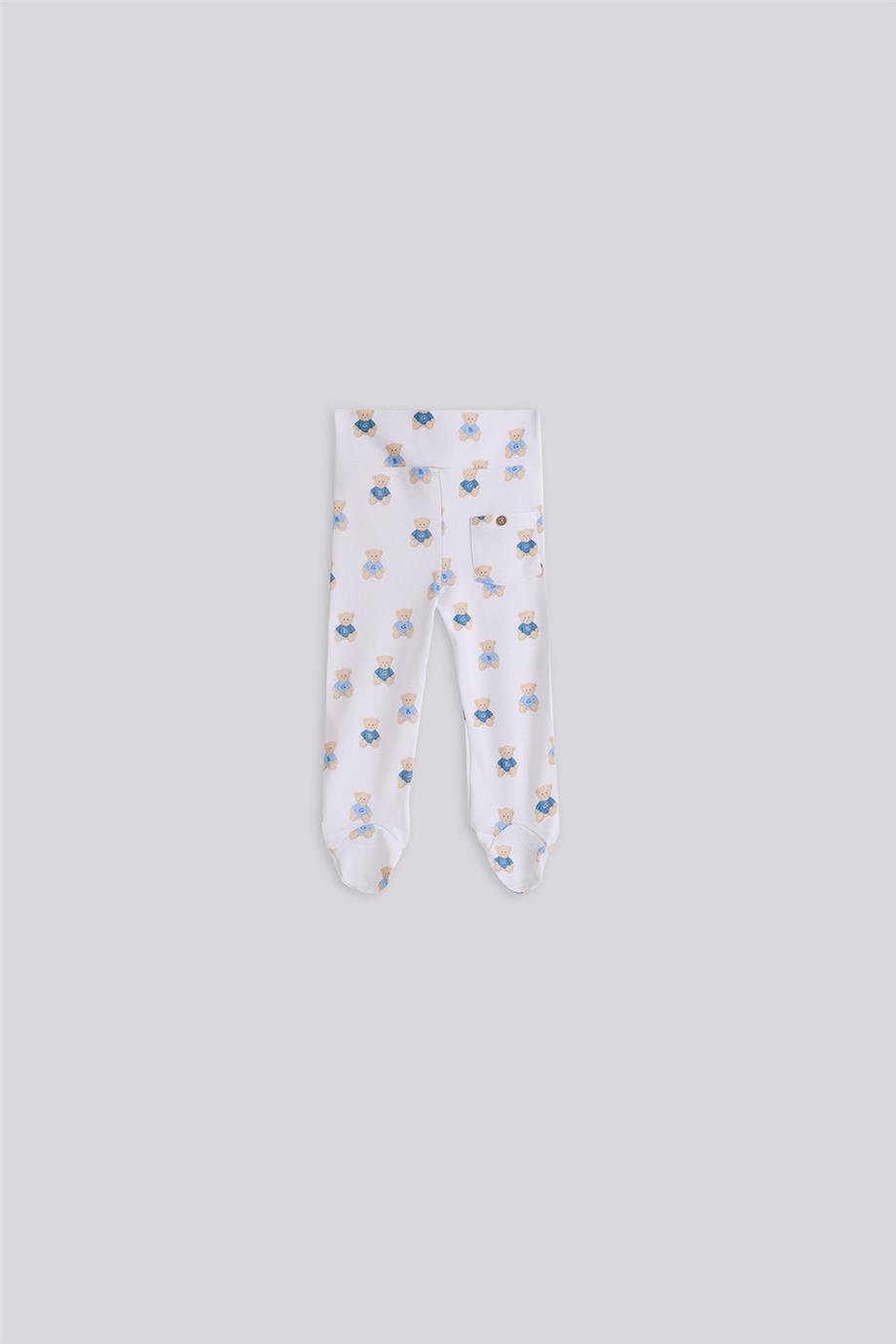 Layette Erkek Bebek Desenli Eşofman Altı