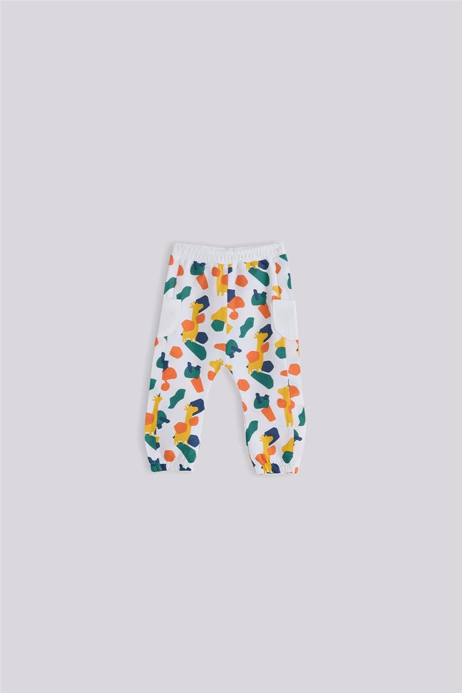 Layette Erkek Bebek Desenli Eşofman Altı