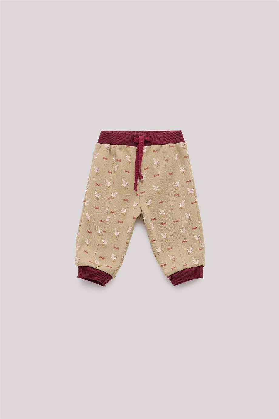 Layette Erkek Bebek Desenli Eşofman Altı