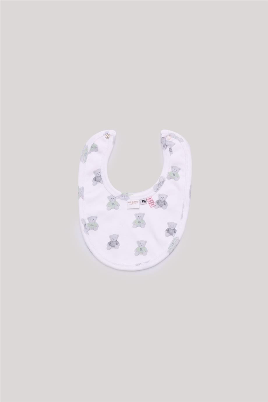 Layette Erkek Bebek Desenli Önlük