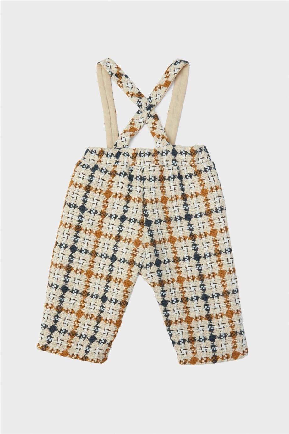 Layette Erkek Bebek Desenli Salopet
