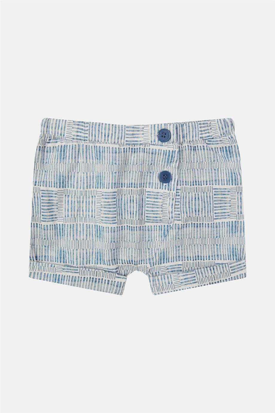 Layette Erkek Bebek Desenli Şort