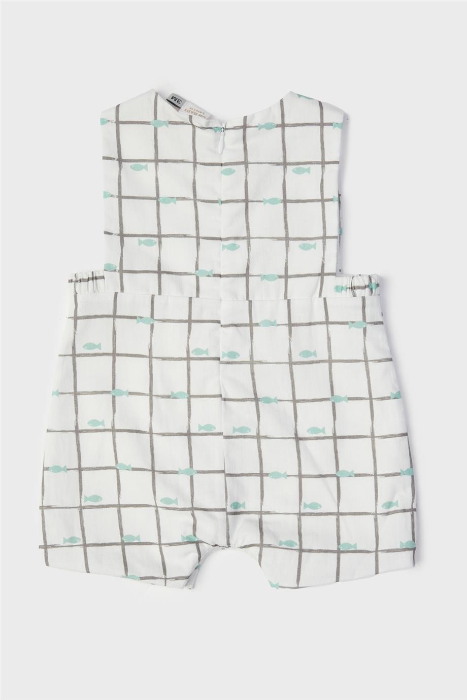 Layette Erkek Bebek Desenli Tulum