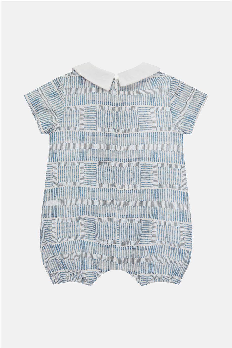 Layette Erkek Bebek Desenli Tulum