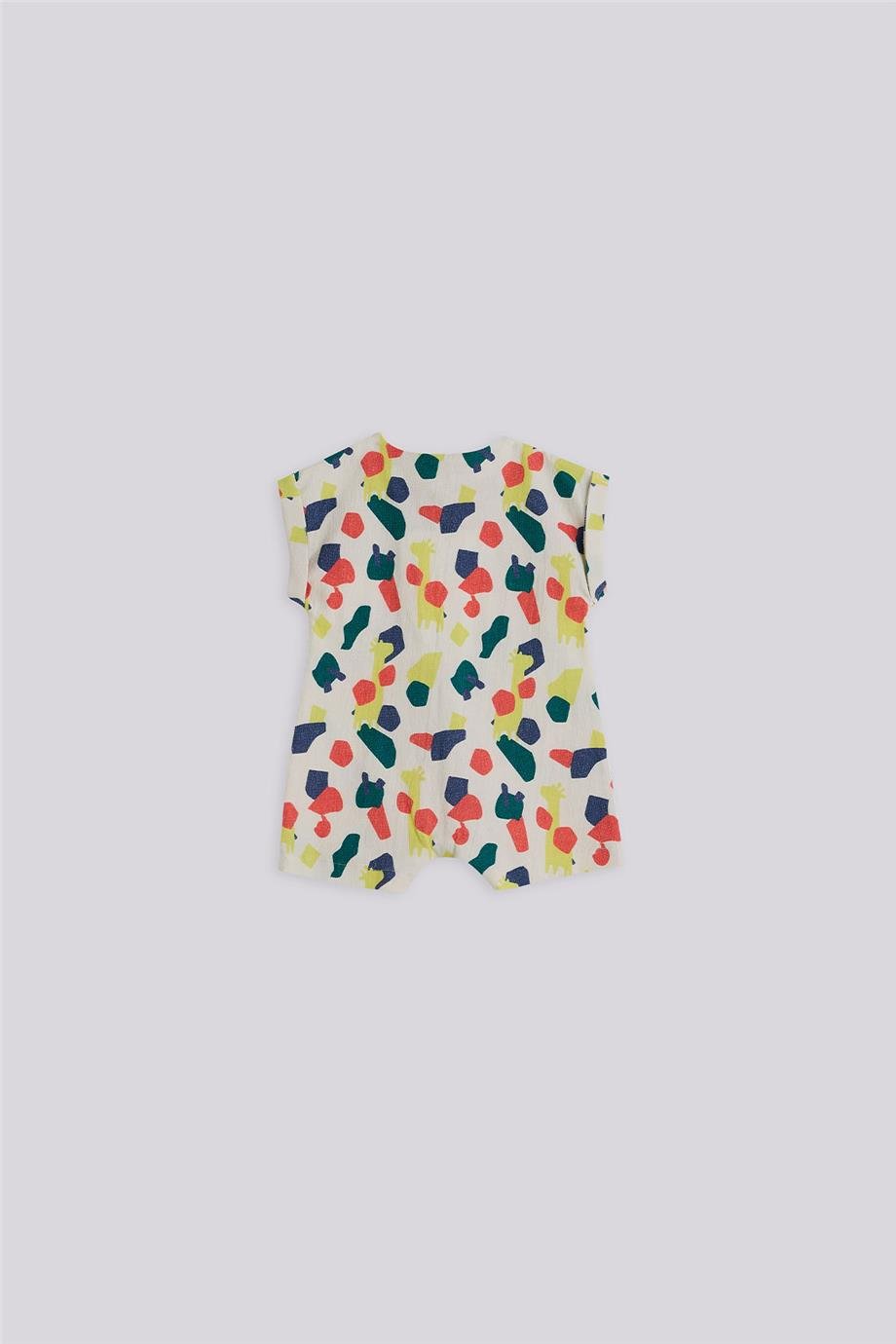 Layette Erkek Bebek Desenli Tulum
