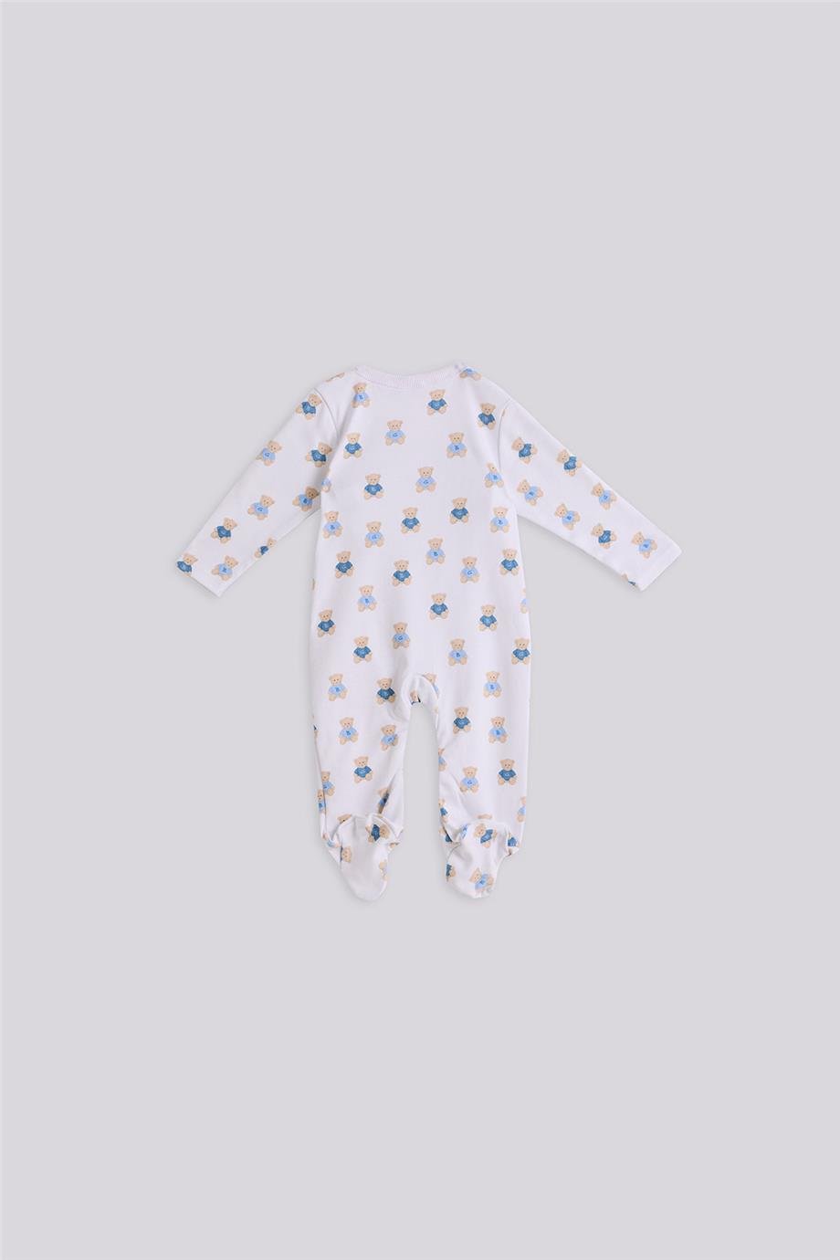 Layette Erkek Bebek Desenli Tulum