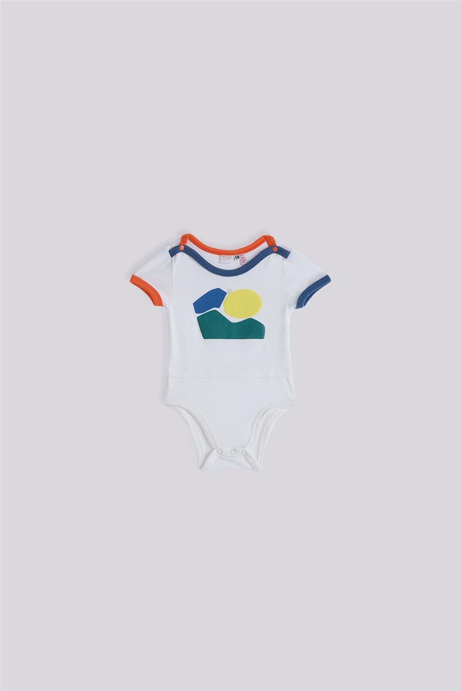 Layette Erkek Bebek Ekru Body