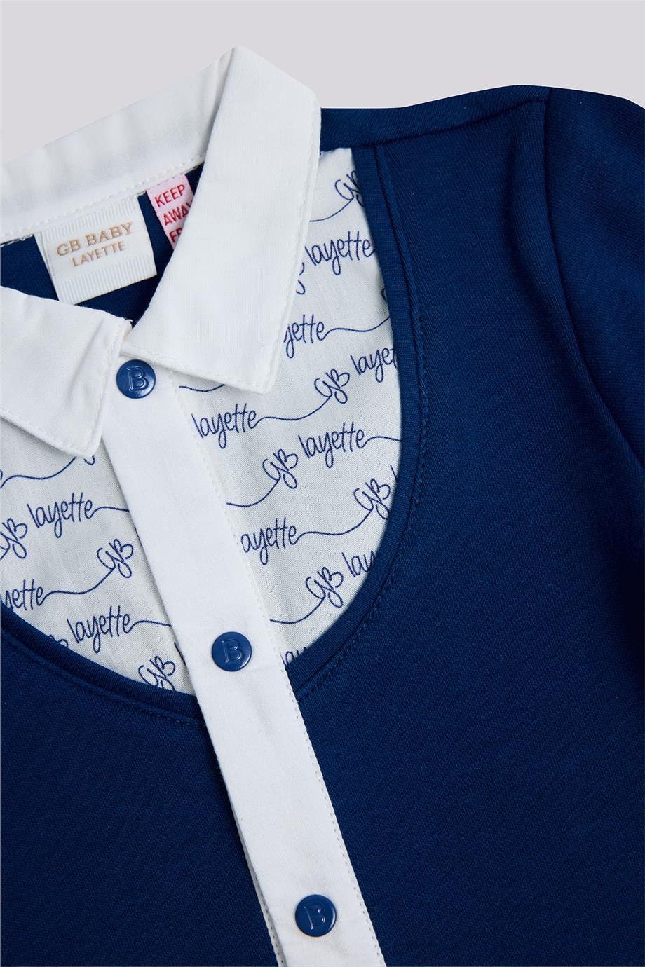 Layette Erkek Bebek Lacivert Hastane Çıkışı