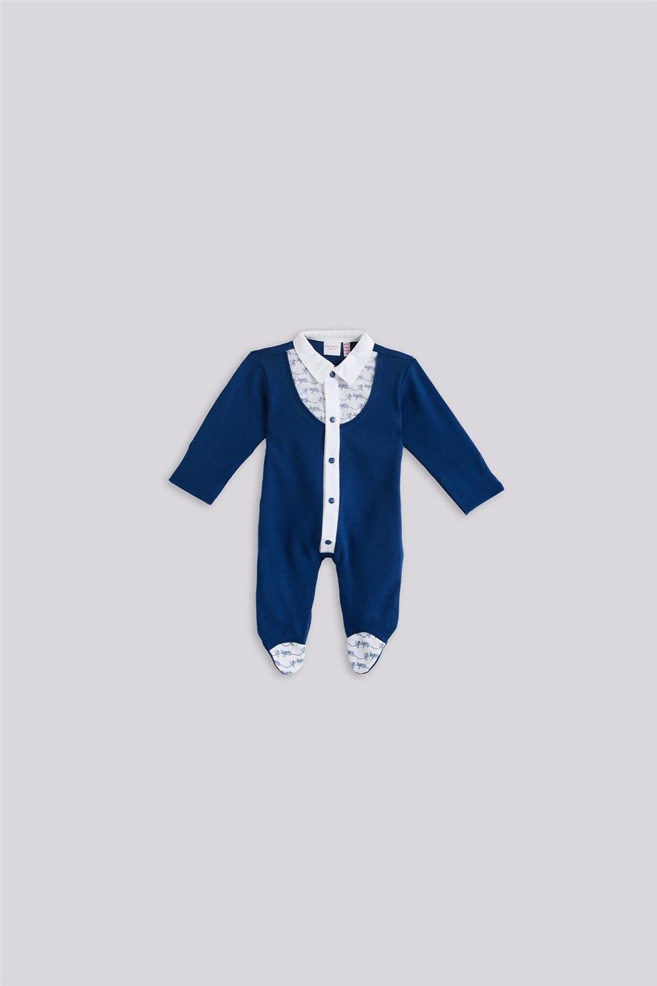 Layette Erkek Bebek Lacivert Hastane Çıkışı