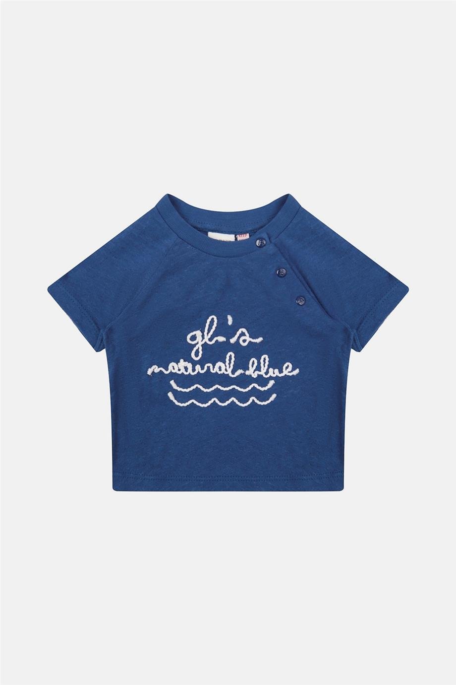 Layette Erkek Bebek Lacivert Tshirt