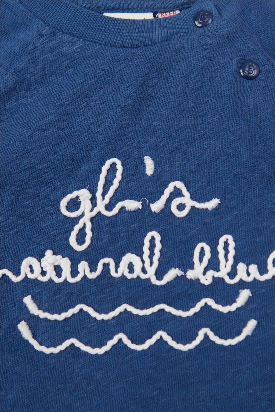 Layette Erkek Bebek Lacivert Tshirt