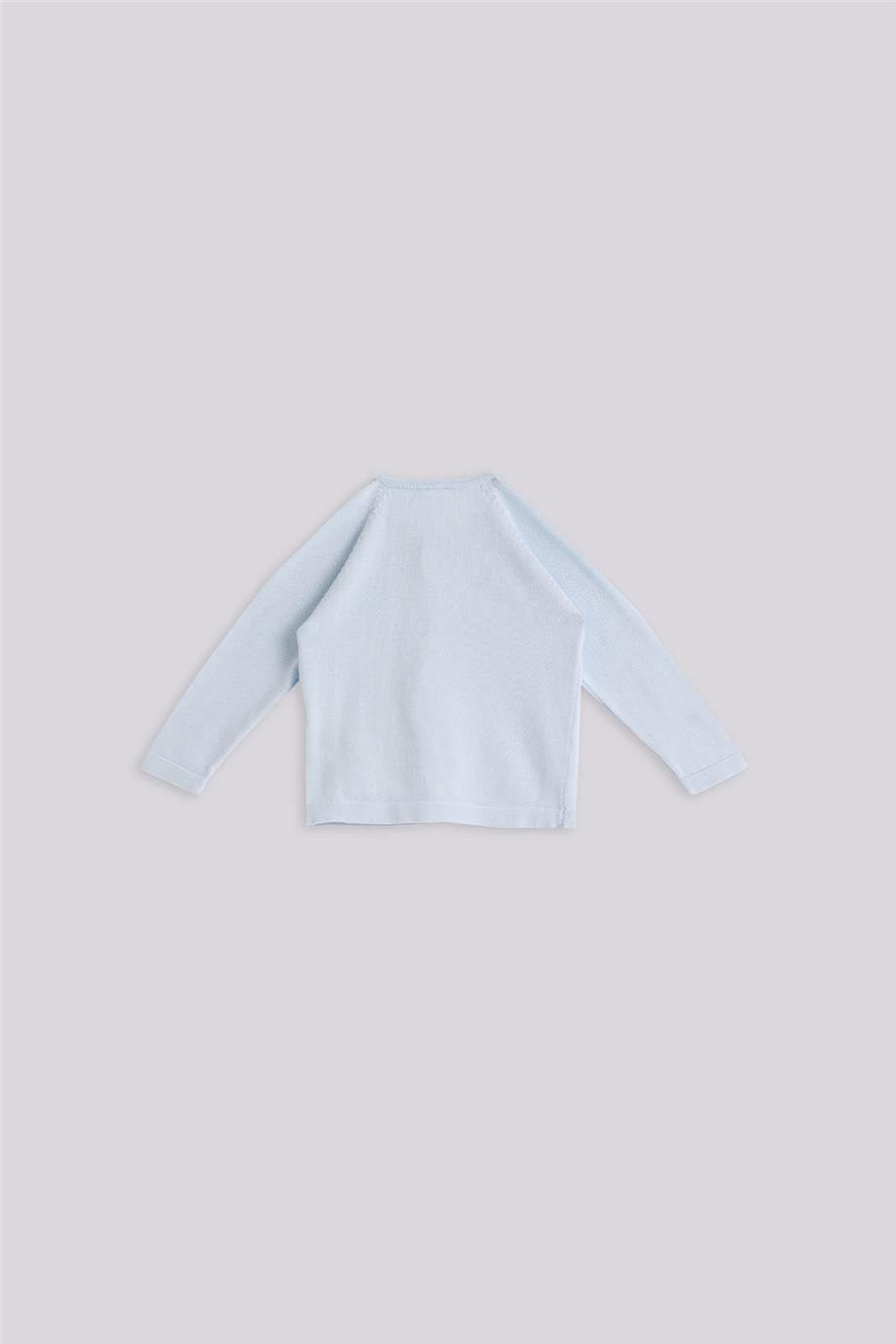 Layette Erkek Bebek Mavi Hırka