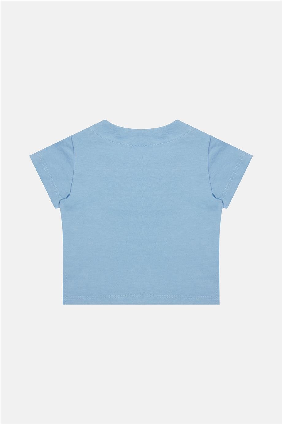 Layette Erkek Bebek Mavi Tshirt
