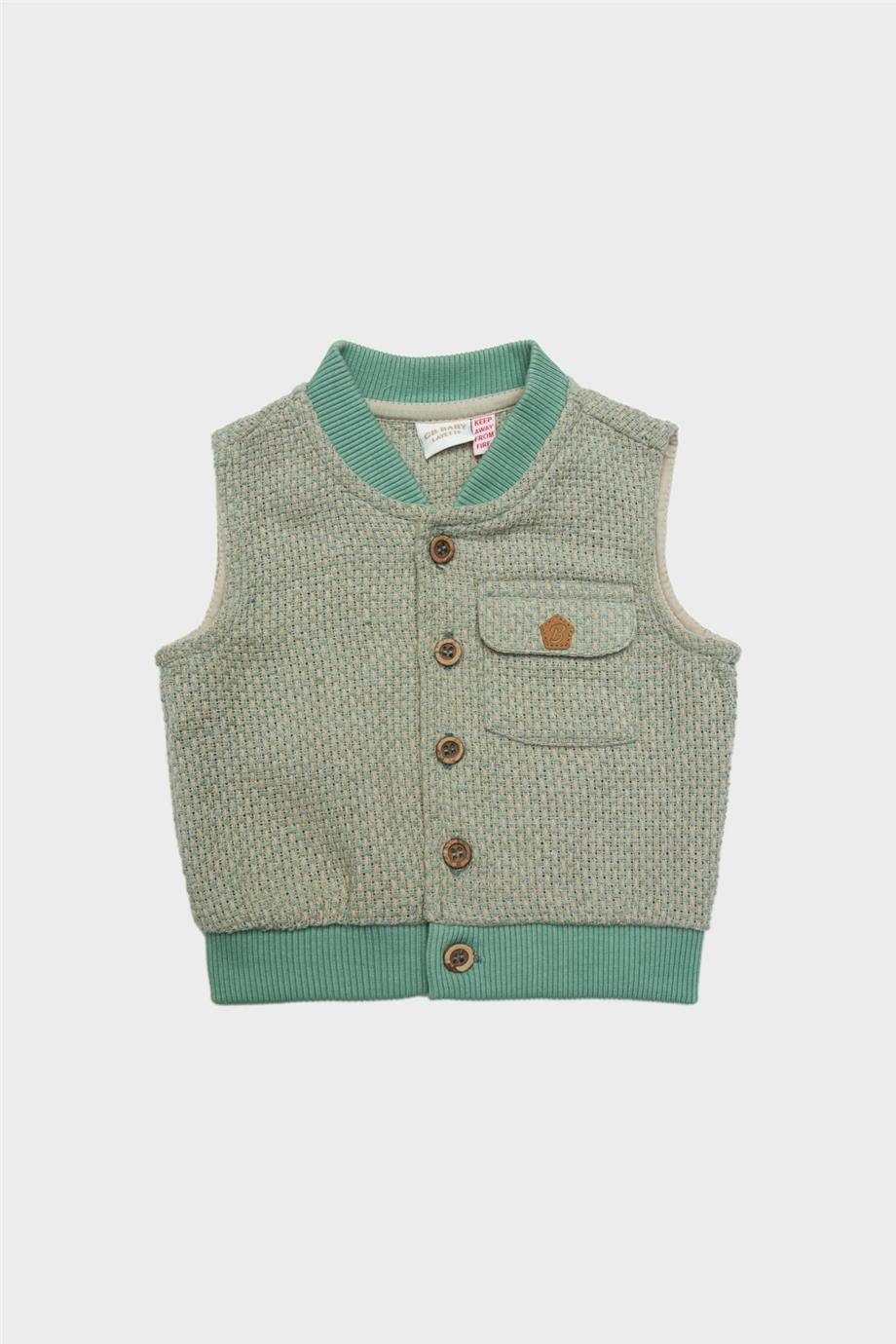 Layette Erkek Bebek Renkli Yelek