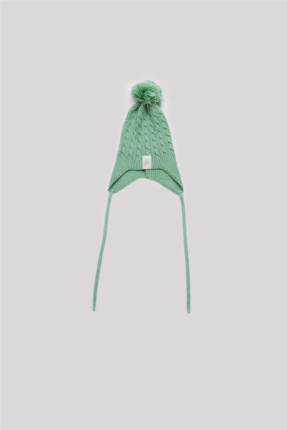 Layette Erkek Bebek Yeşil Bere