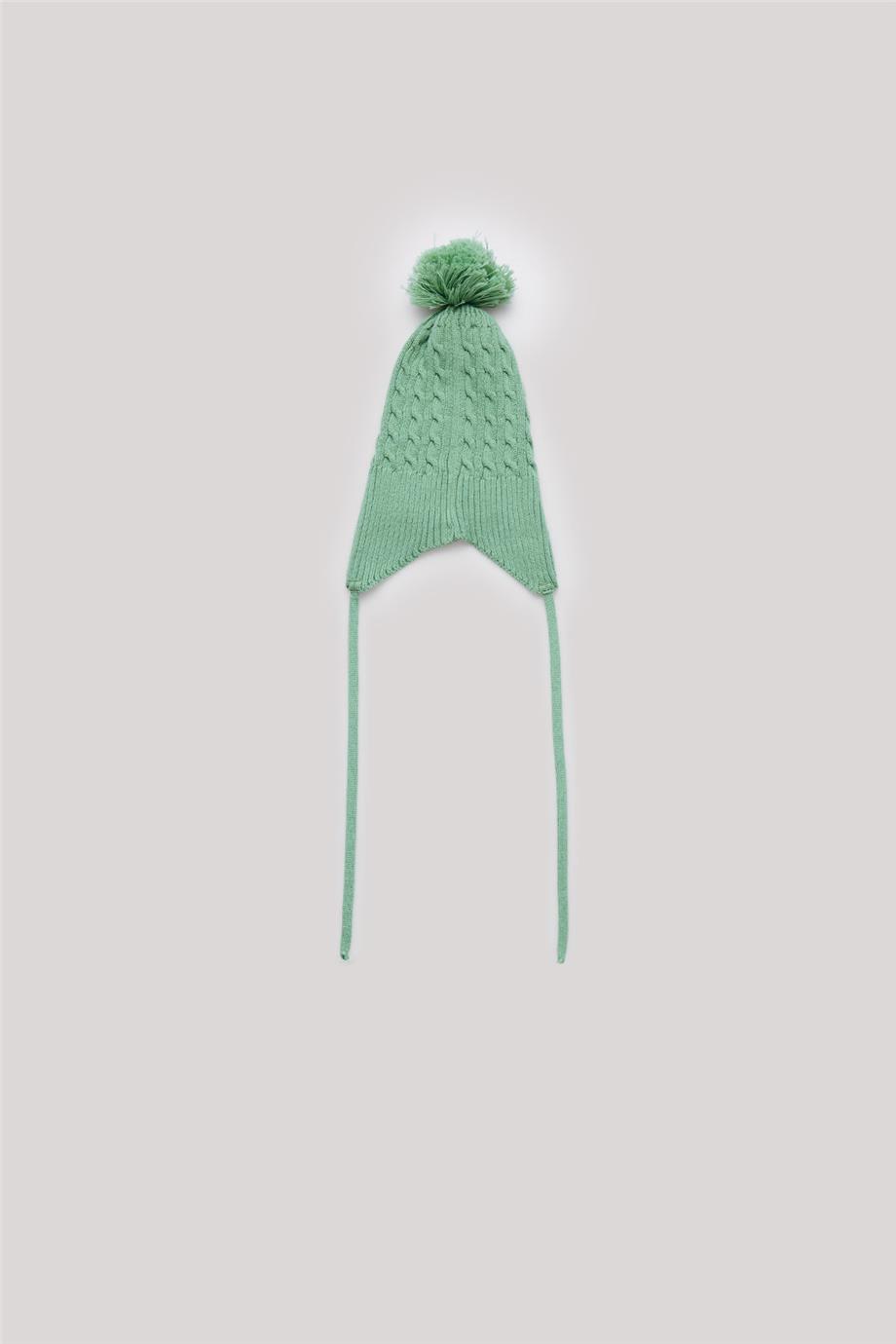 Layette Erkek Bebek Yeşil Bere