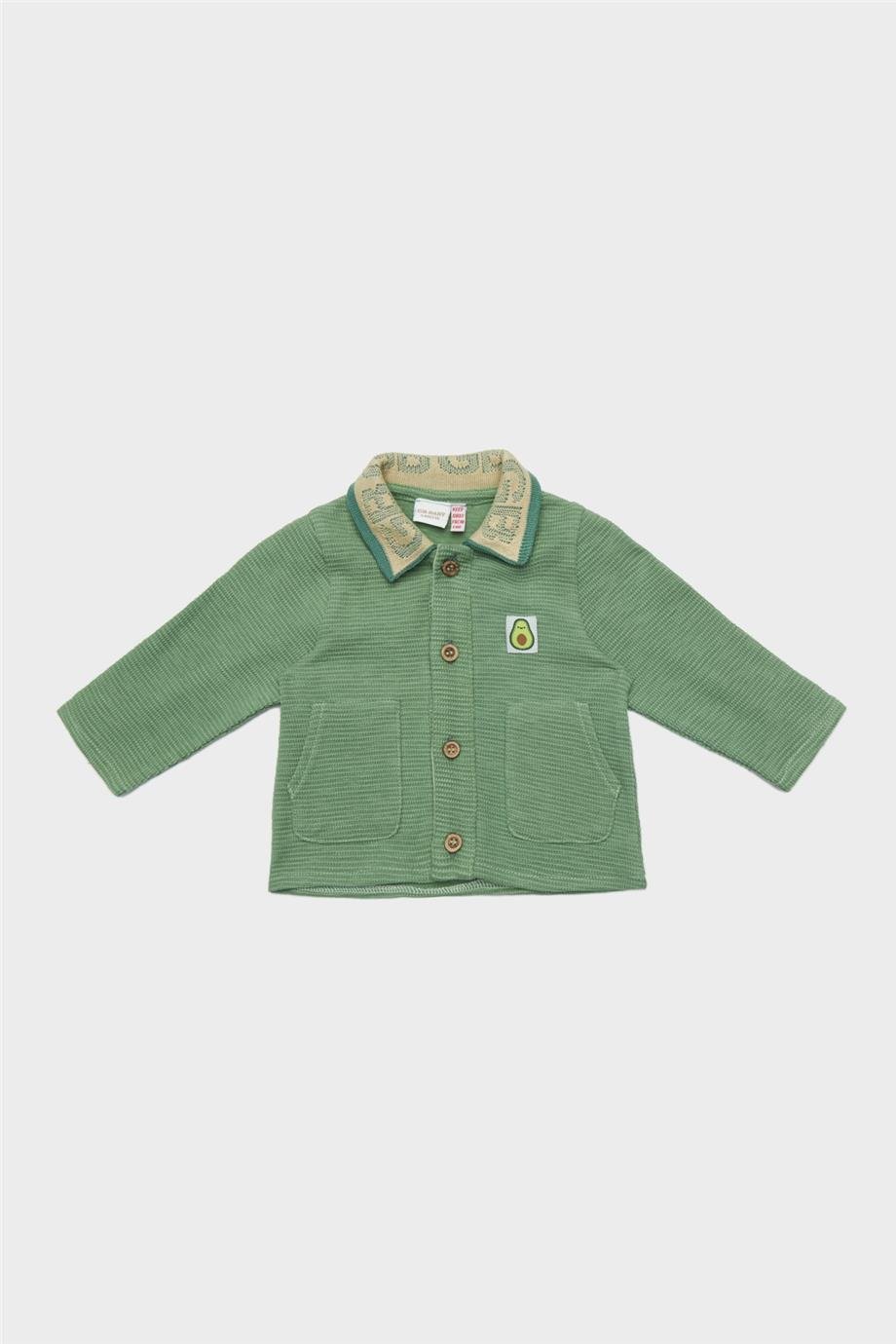 Layette Erkek Bebek Yeşil Ceket