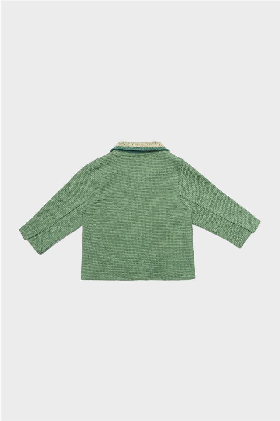Layette Erkek Bebek Yeşil Ceket