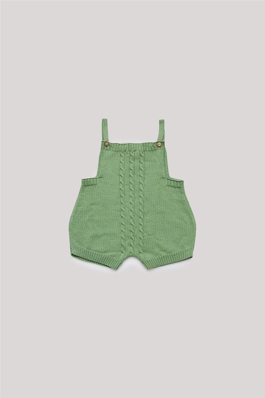 Layette Erkek Bebek Yeşil Tulum