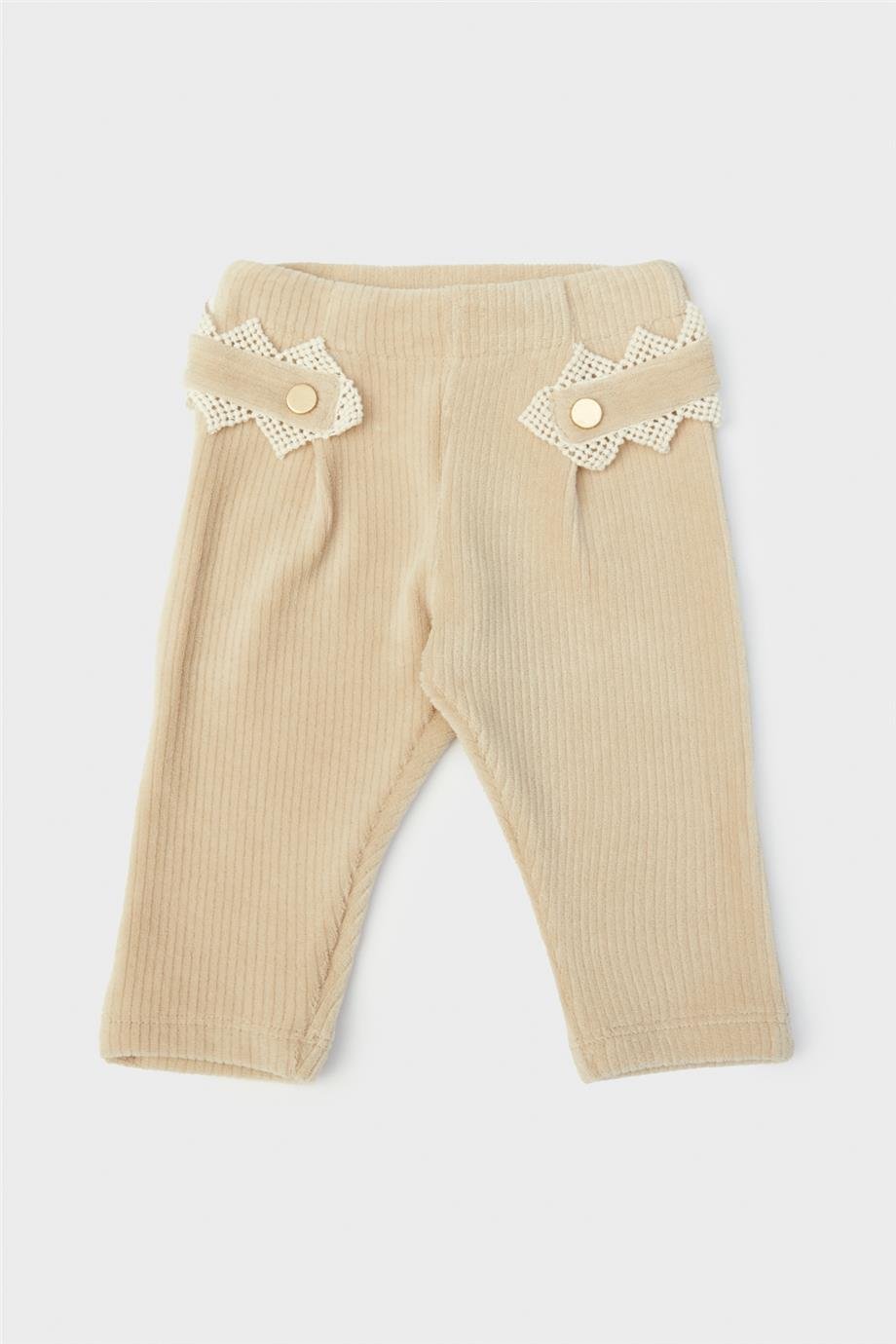 Layette Kız Bebek Bej Pantolon