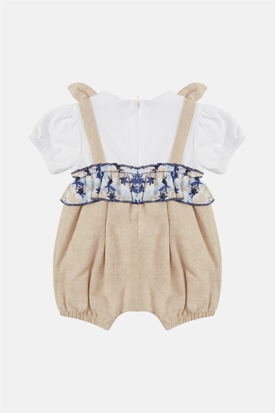 Layette Kız Bebek Bej Tulum