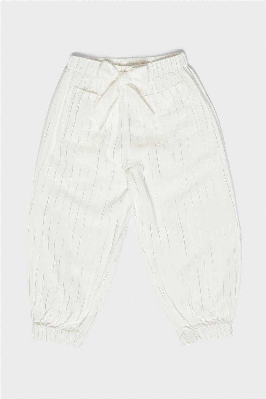 Layette Kız Bebek Beyaz Eşofman Altı