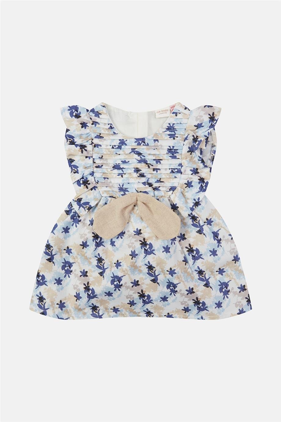 Layette Kız Bebek Desenli Elbise