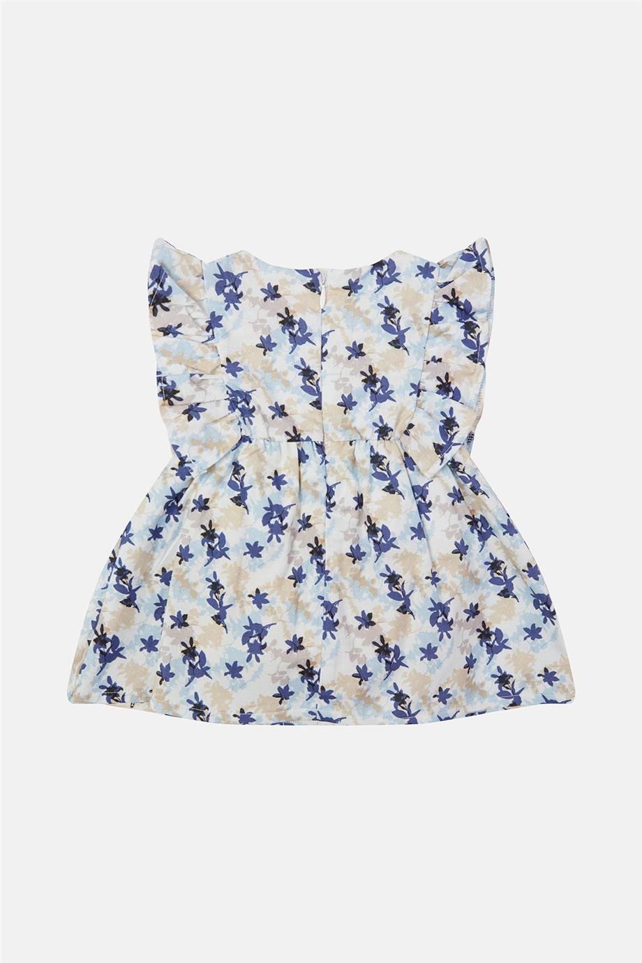 Layette Kız Bebek Desenli Elbise