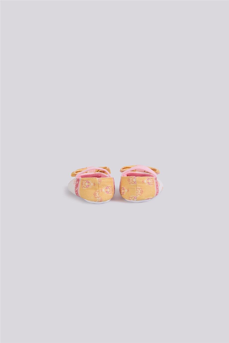 Layette Kız Bebek Desenli Patik