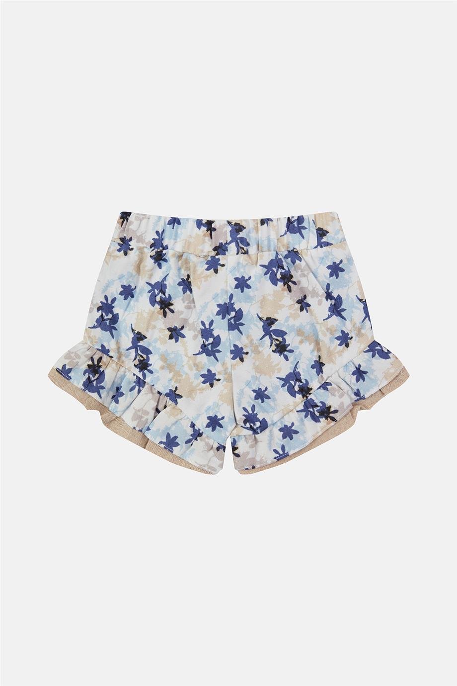 Layette Kız Bebek Desenli Şort