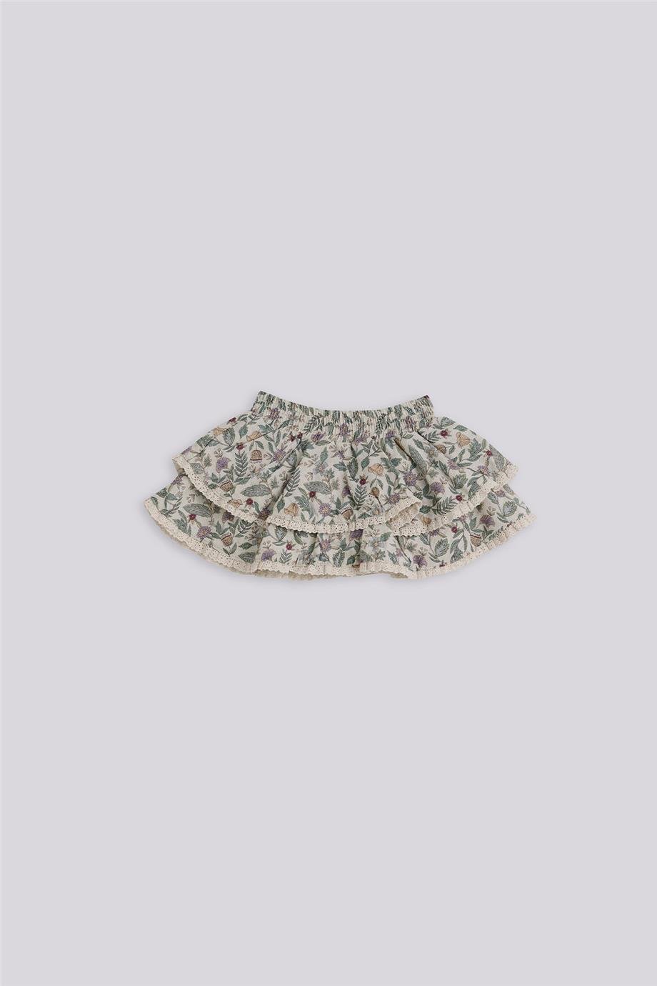 Layette Kız Bebek Desenli Şort
