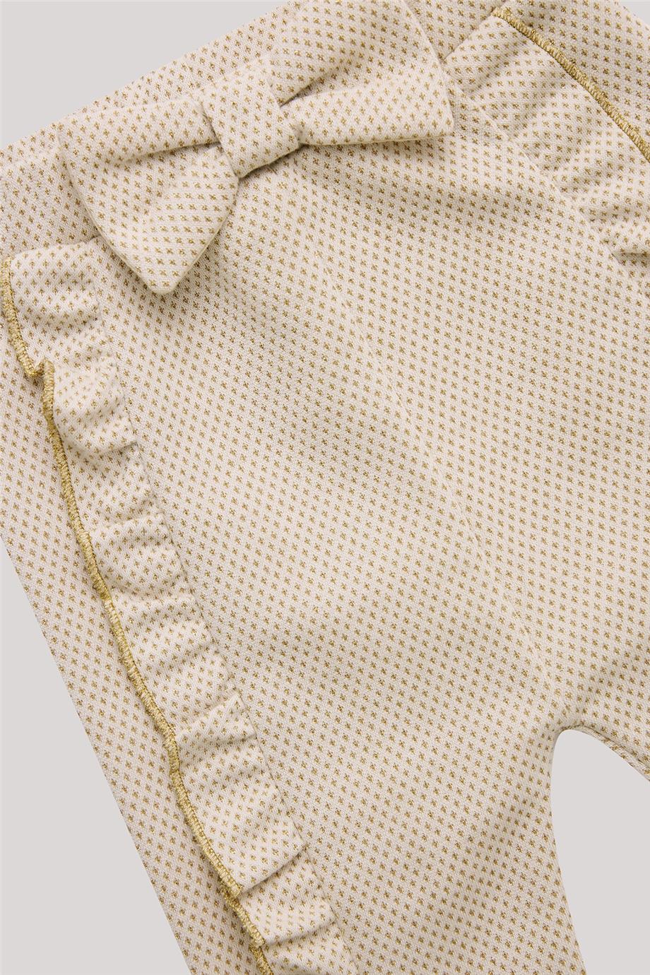 Layette Kız Bebek Ekru Eşofman Altı