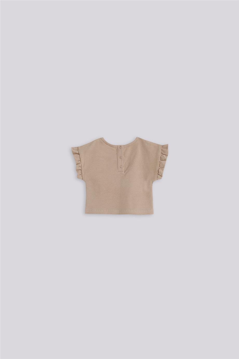 Layette Kız Bebek Kahverengi Tshirt