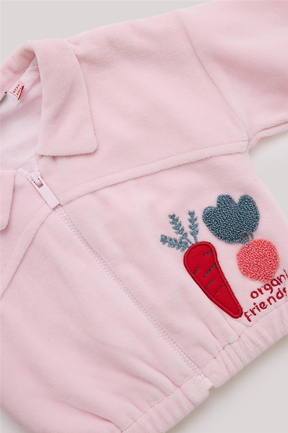 Layette Kız Bebek Pembe Ceket