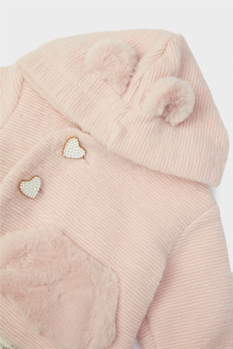 Layette Kız Bebek Pembe Ceket