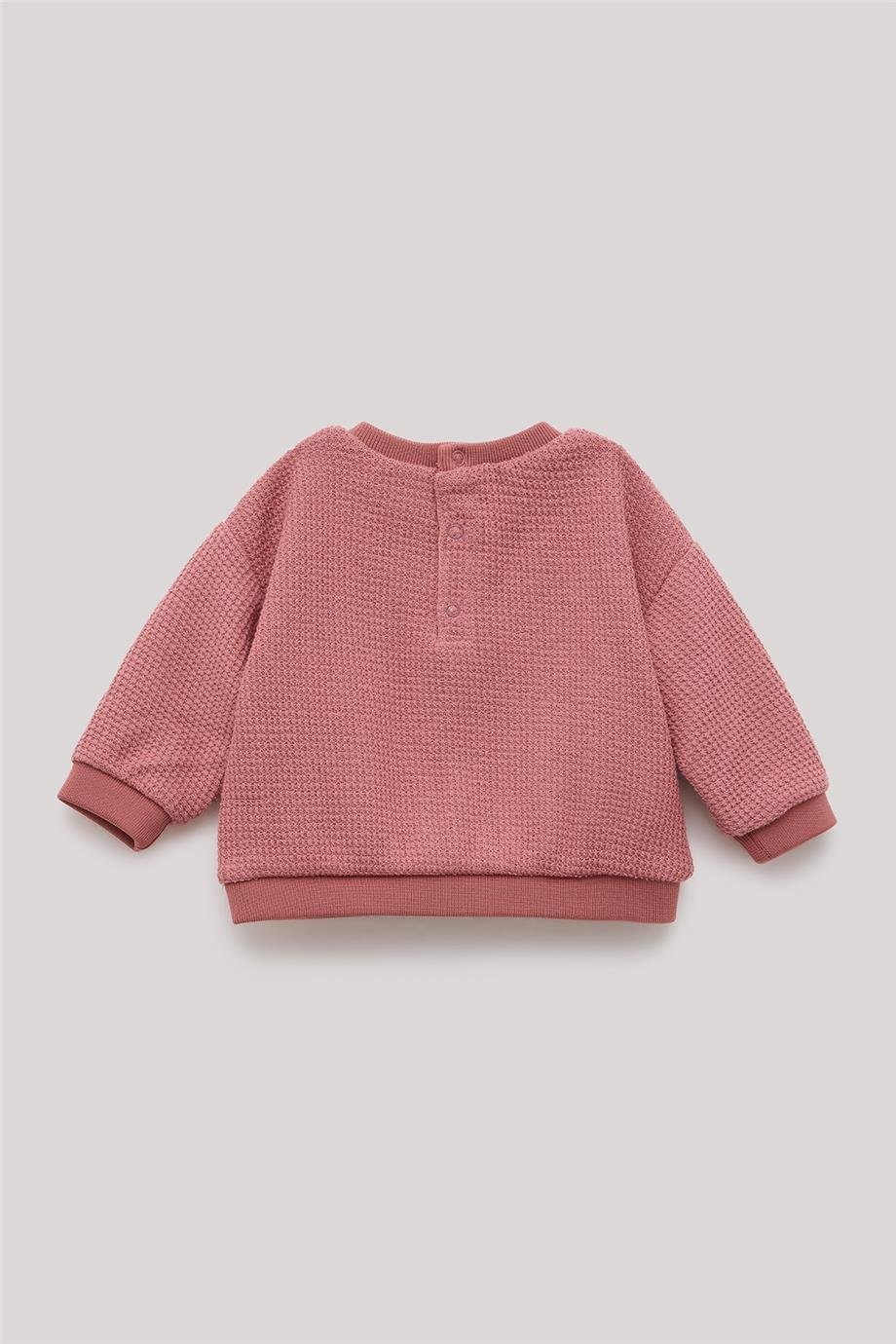 Layette Kız Bebek Pembe Eşofman Üstü