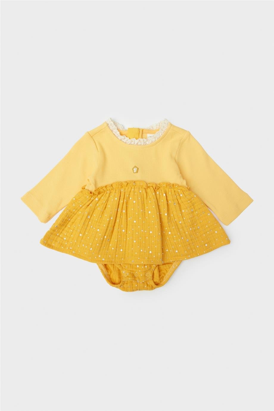Layette Kız Bebek Sarı Bluz