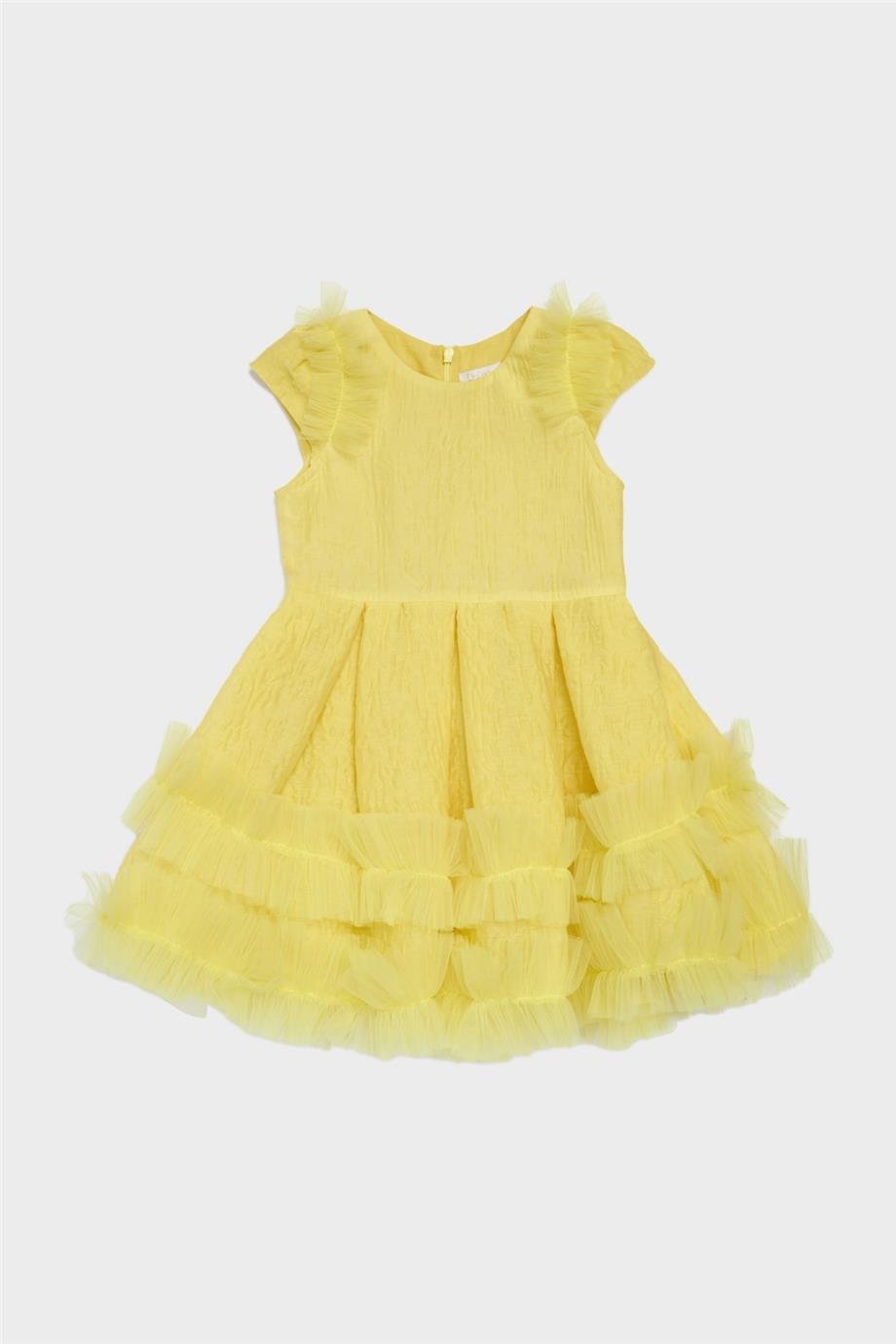 Lia Lea Kız Bebek Sarı Elbise