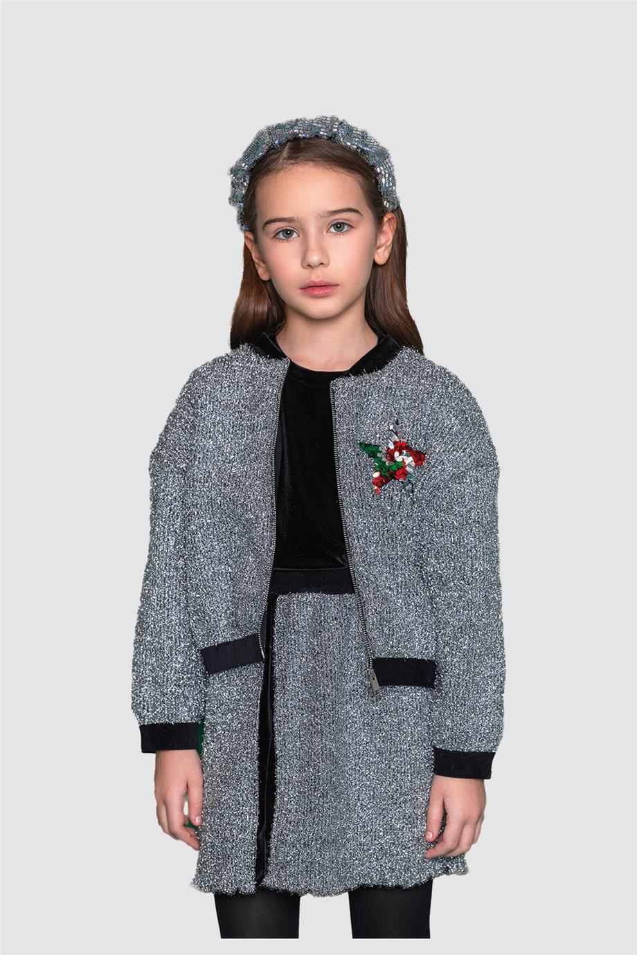 Lia Lea Kız Çocuk Gri Mont