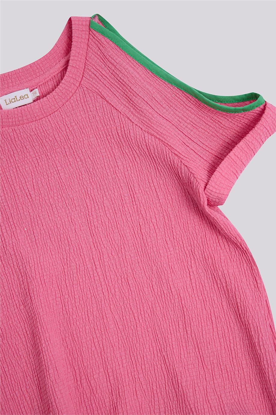 Lia Lea Kız Çocuk Pembe Bluz