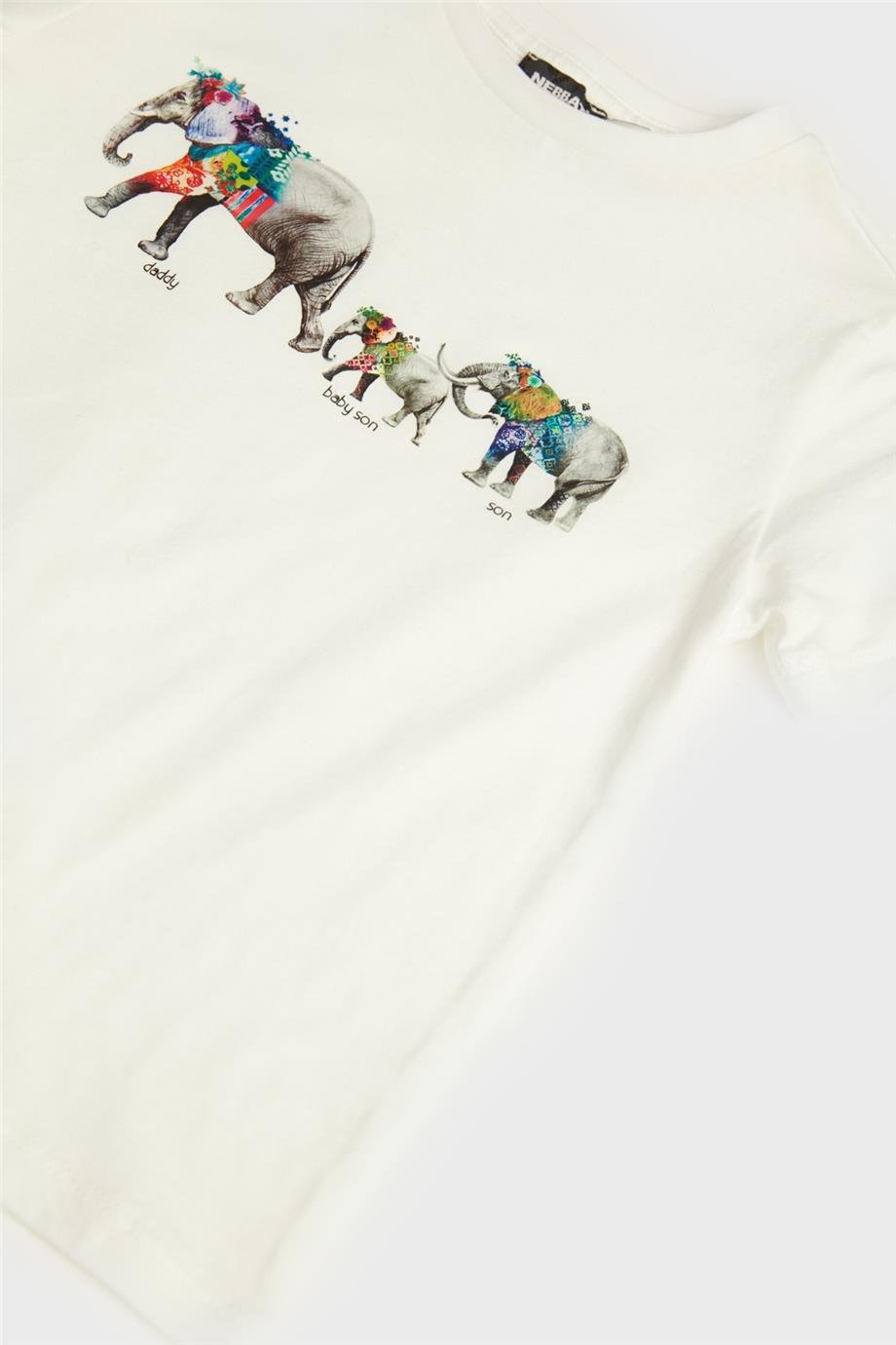 Nebbati Baba Filli Ekru T-Shirt
