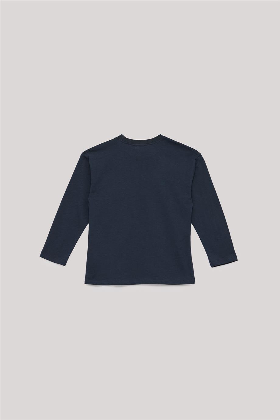 Nebbati Basic Erkek Çocuk Antrasit T-Shirt