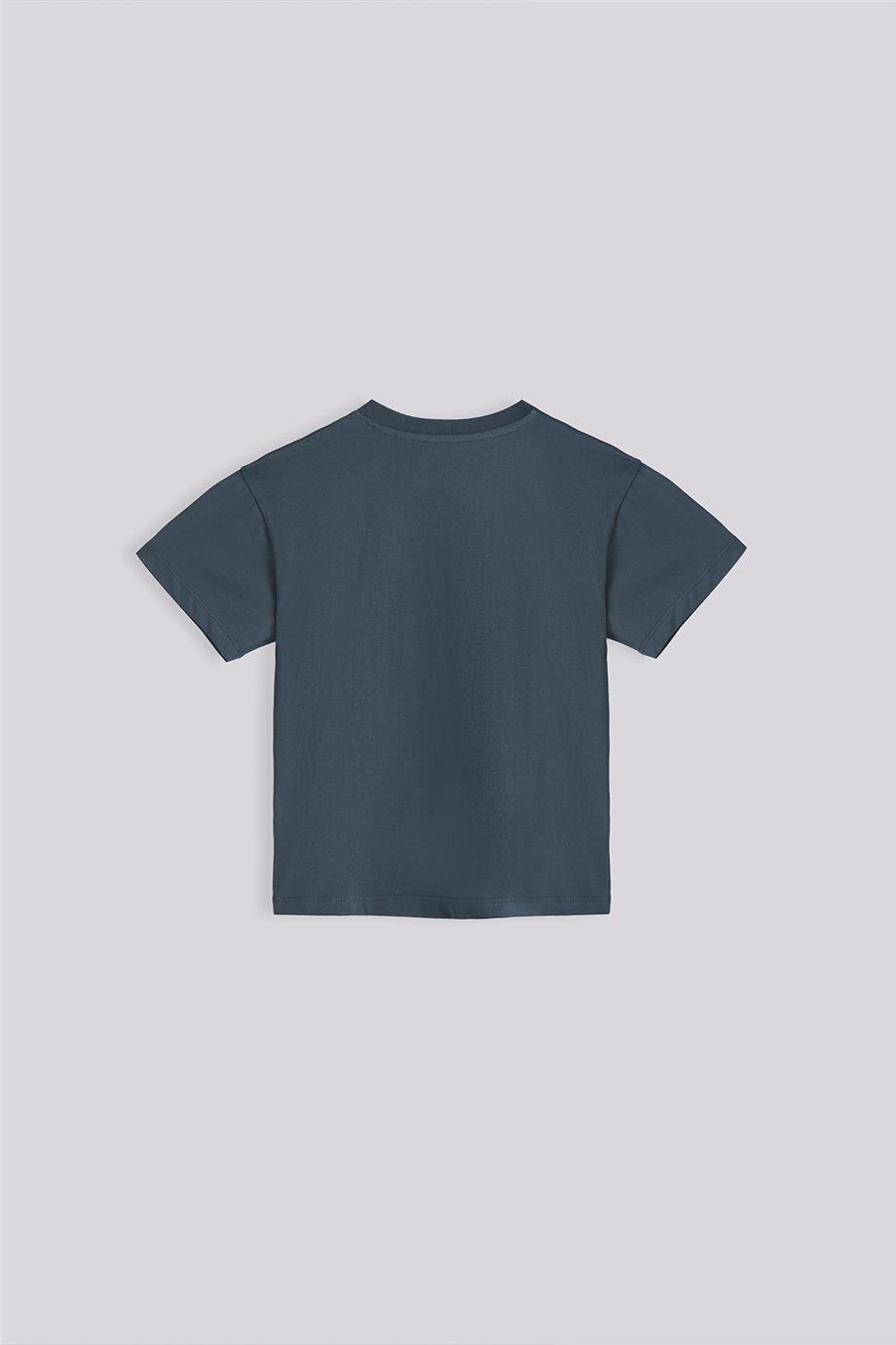 Nebbati Basic Erkek Çocuk Antrasit Tshirt